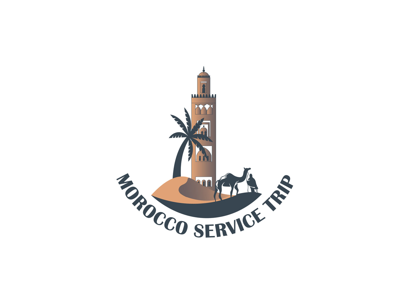 Travel Brand Logo Design | Morocco Service Trip Vector