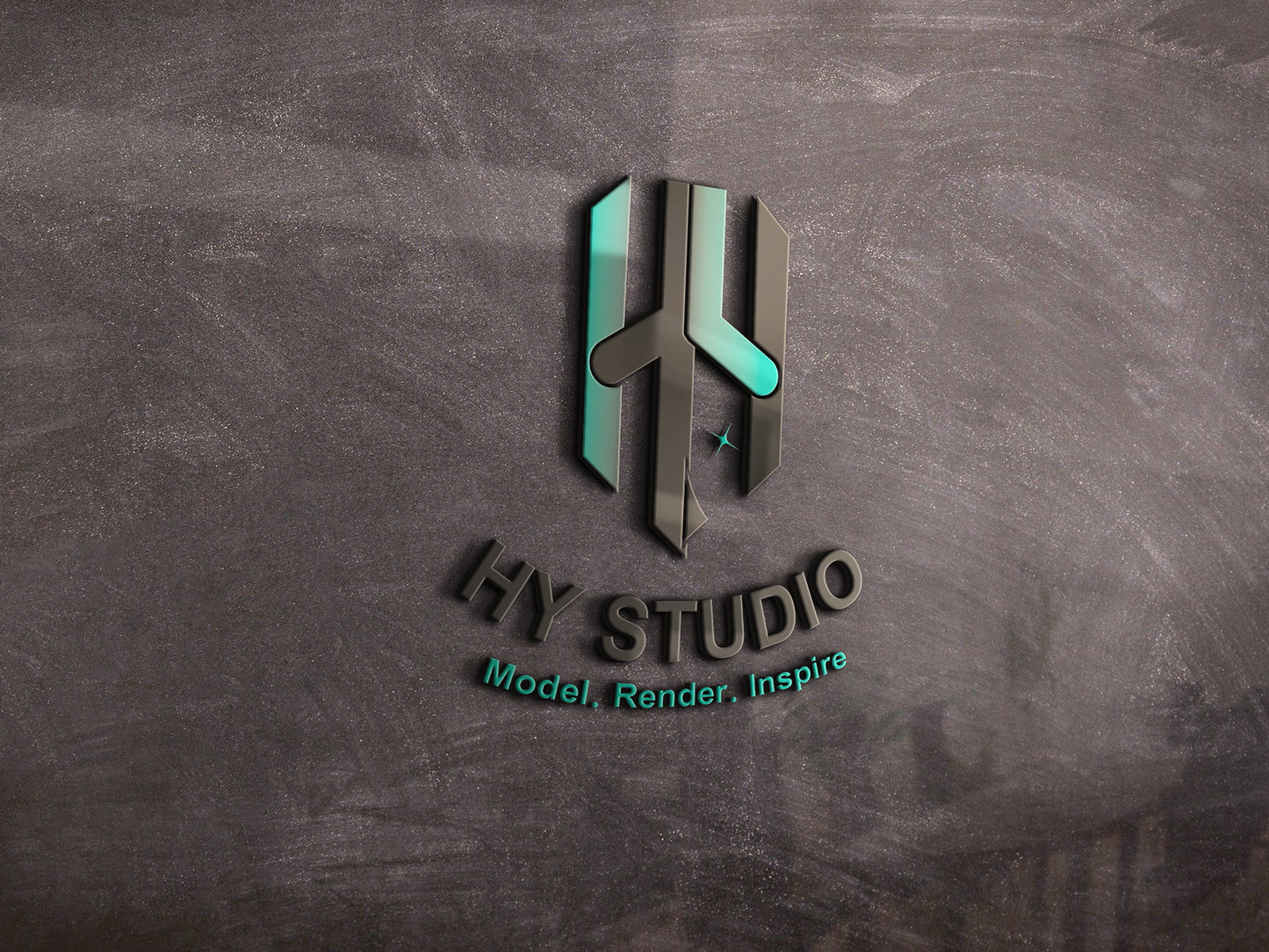 Architectural Visualization & BIM Vector Logo | HY Studio