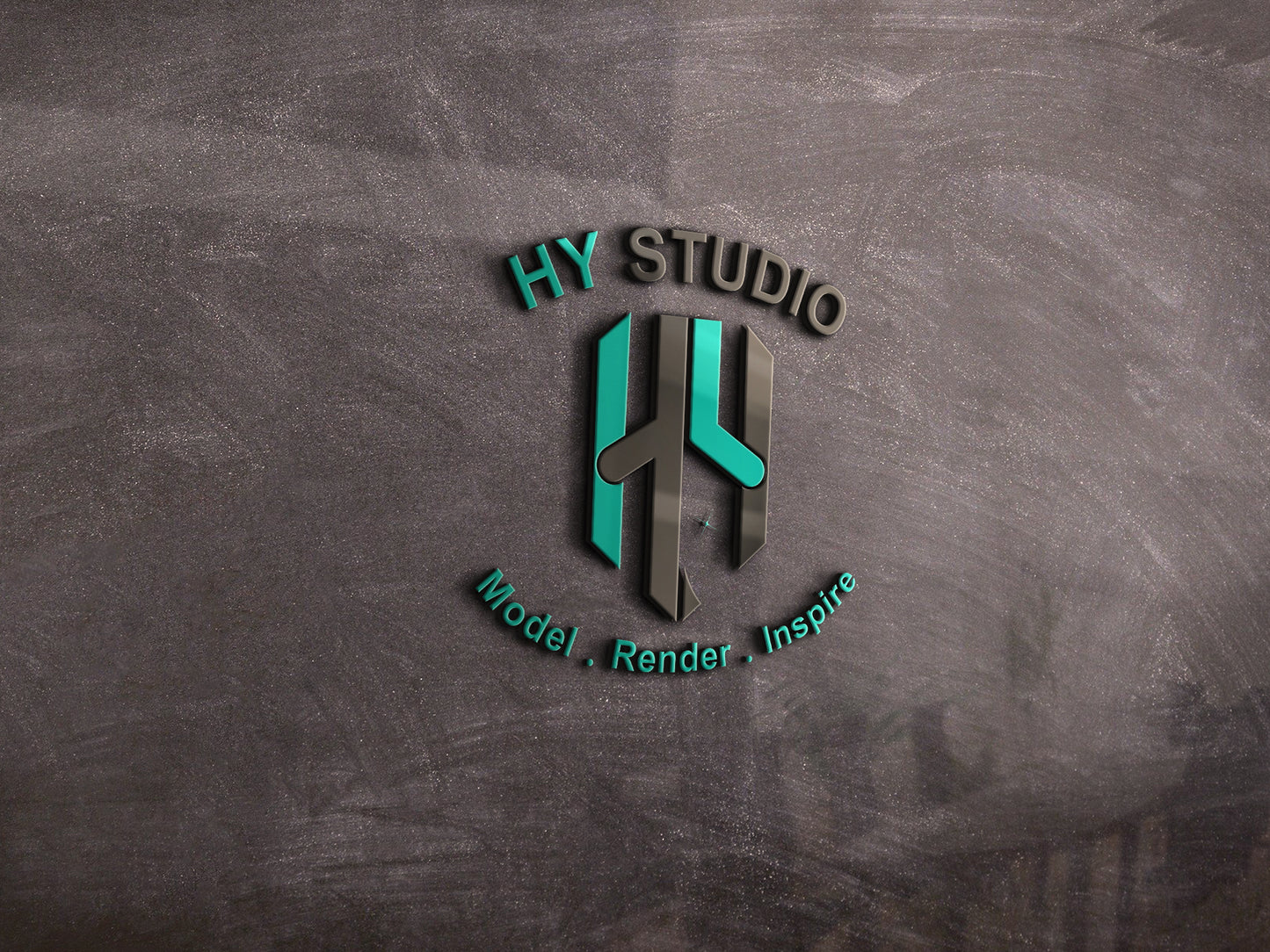 Architectural Visualization & BIM Vector Logo | HY Studio