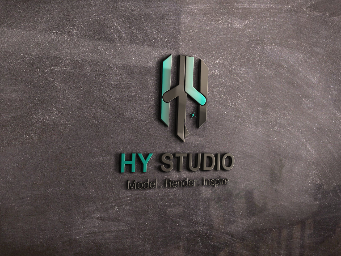 Architectural Visualization & BIM Vector Logo | HY Studio