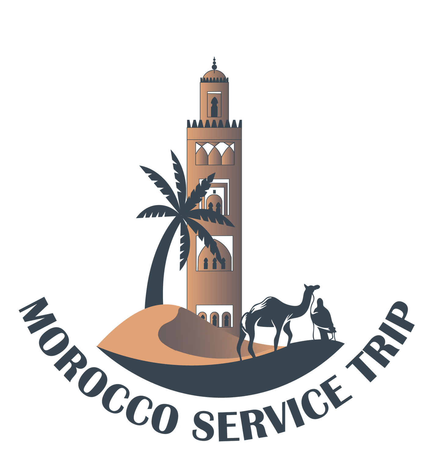 Travel Brand Logo Design | Morocco Service Trip Vector